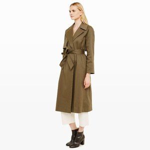 Club Monaco Linen Trench Coat